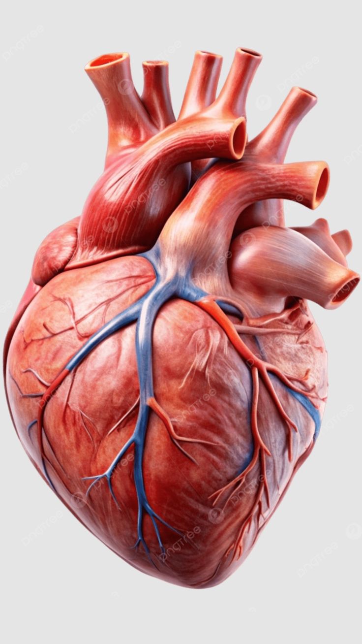 Illustration of a human heart